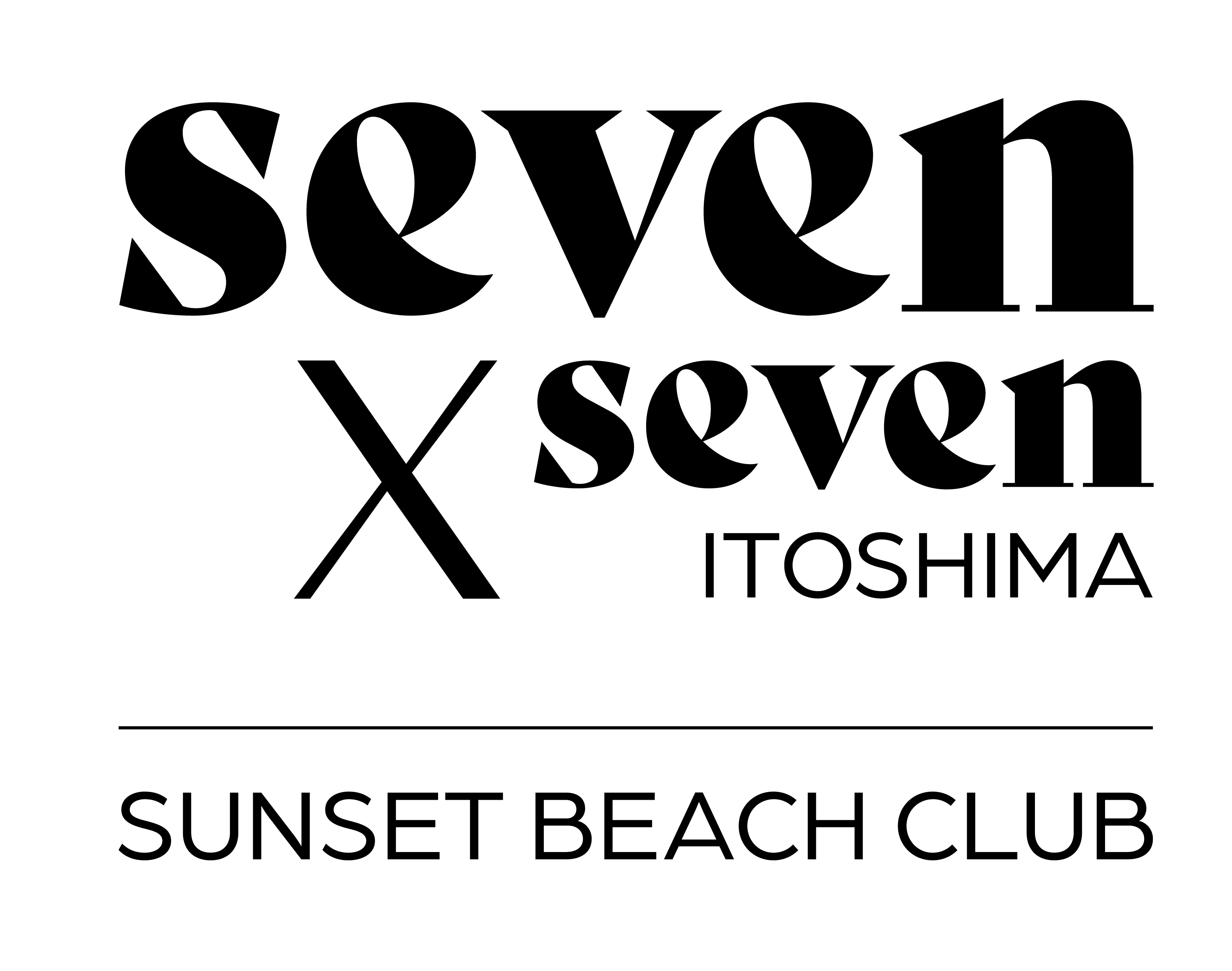 seven × seven ITOSHIMA ロゴ